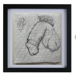 Wall print Father Graham cock and balls